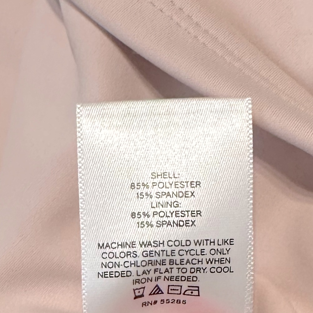 EXPRESS blush pink high compression tank Body Contour Collection XL - NWT! - Picture 5 of 5